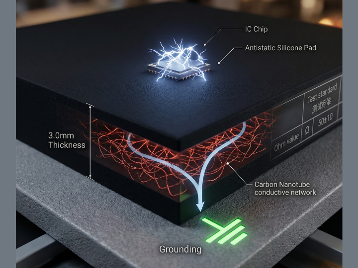 抗静电硅胶垫 (Antistatic Silicone Pad) 图2